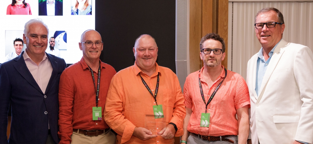 Matt Cronin, David Kelsey, Todd Jeffrey receiving the award for Firm of the Year at the 2025